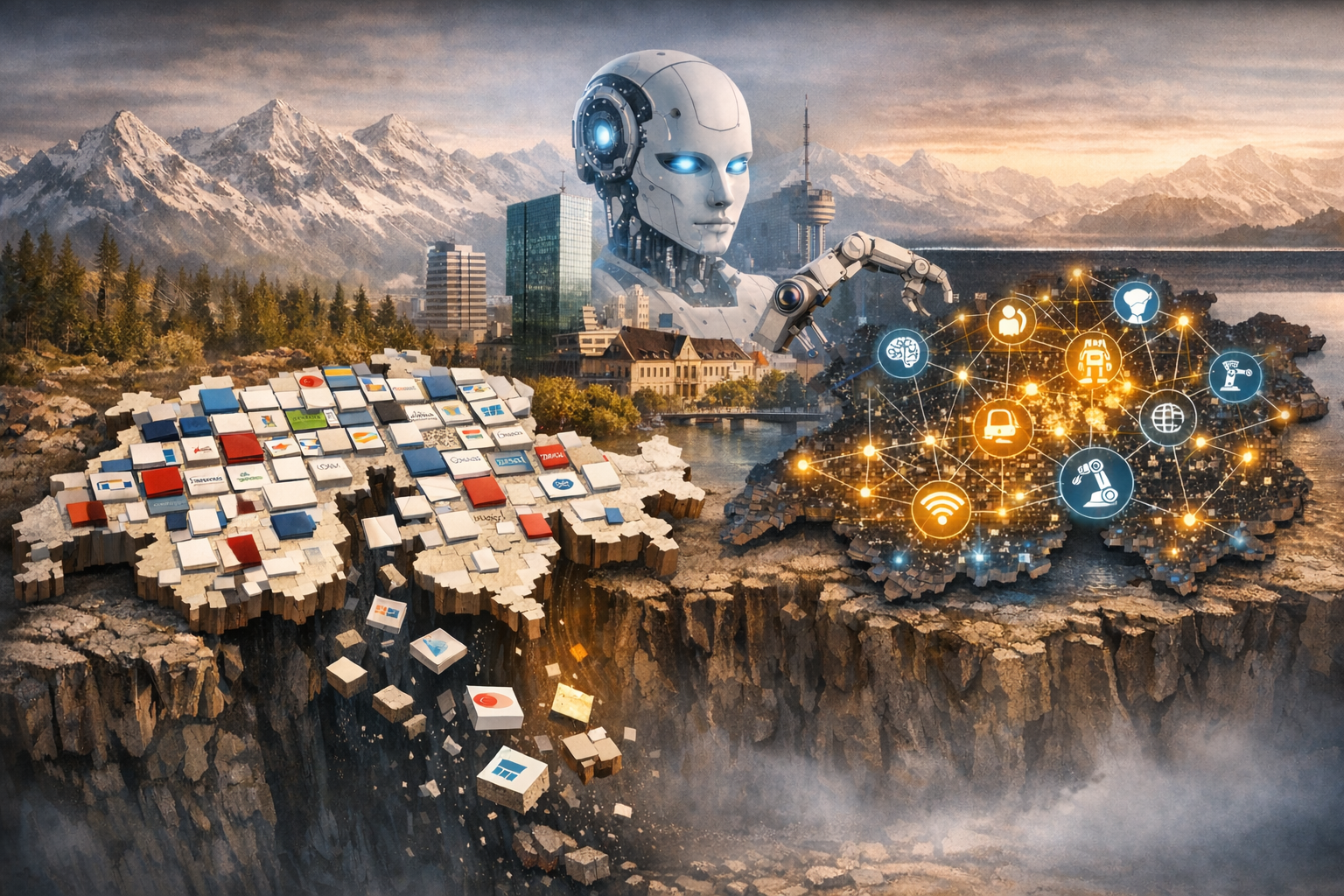 PropTech Map Switzerland schrumpft.