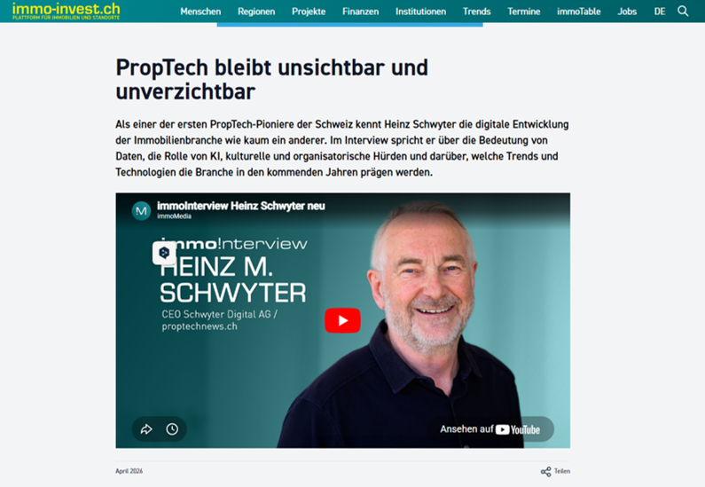 PropTech bleibt unsichtbar und unverzichtbar